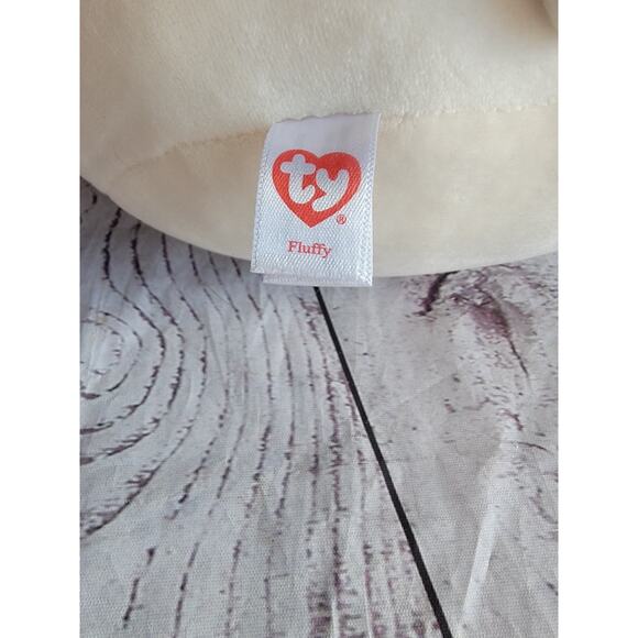 TY Squish-A-Boos Fluffy Easter Baby Lamb Pillow Stuffed Animal 9in No Paper Tags - Picture 6 of 7